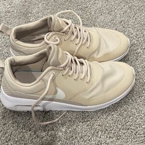 Nike Cream Sneakers with White Accents